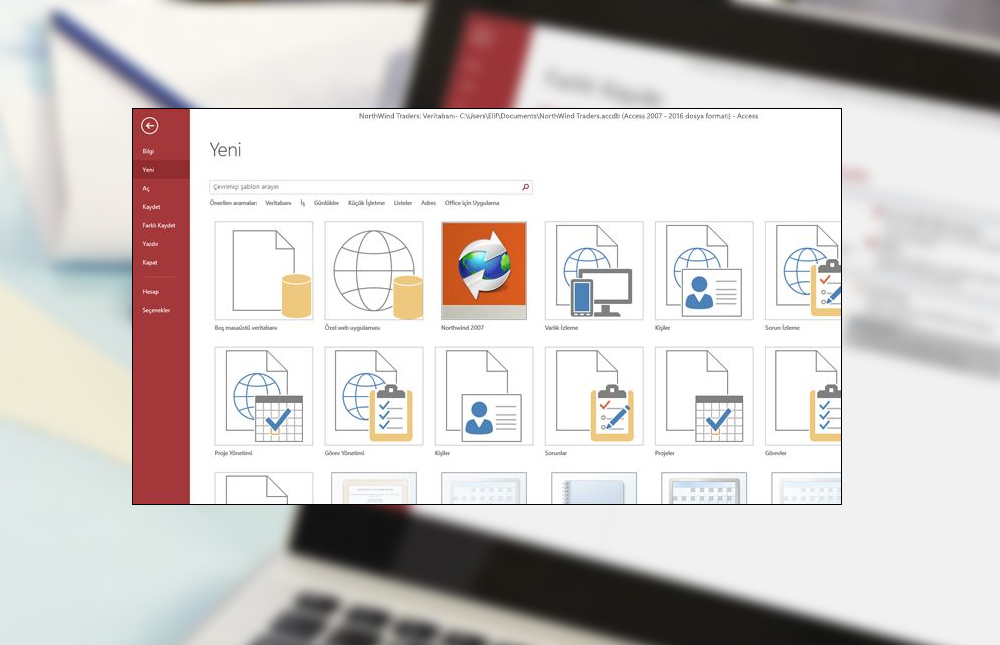 MS Access ile Veri Tabanı Yönetimi